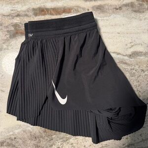 Black Athletic Skort with Logo